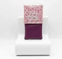 pochette aimantée aide soignant couleur bordeau