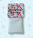 pochette pour infirmière motif cerise 