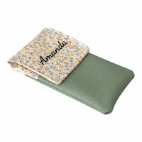 pochette stylo infirmière jaune vert sauge