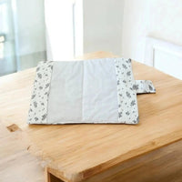 protège carnet de santé en gaz de coton intérieur motif feuille 