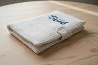 Protege carnet de santé personnalisé sablé 