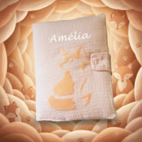 protège carnet de santé thème renard