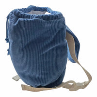 sac à dos personnalisé en velours bleu pour enfant  bébé