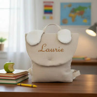 sac a dos maternelle petite fille personnalisable sablé lapin