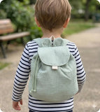 sac à dos maternelle de couleur vert sauge 