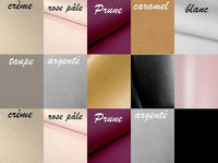 💖 Pochette Infirmière Aimantée Liberty Floral Pastel & Simili Rose Poudré