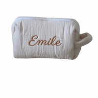 trousse de toilette sablé personnalisée
