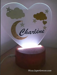 veilleuse pour bébé avec led et télécommande